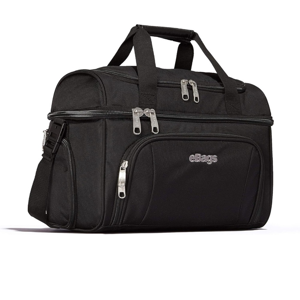 EBAGS CREW COOLER II BLACK FLIGHT ATTENDANT LUNCH TOTE